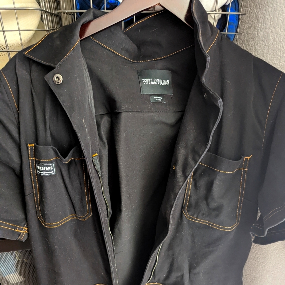Wildfang black SS Essential Coverall